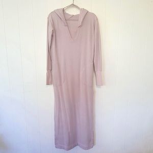 FREE PEOPLE  Lazy Days Tunic/ Maxi Sweatshirt Dress, Size XS, Dusty Rose